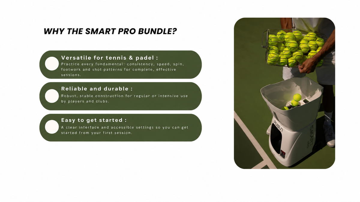 Smart Pro bundle benefits for tennis and padel training