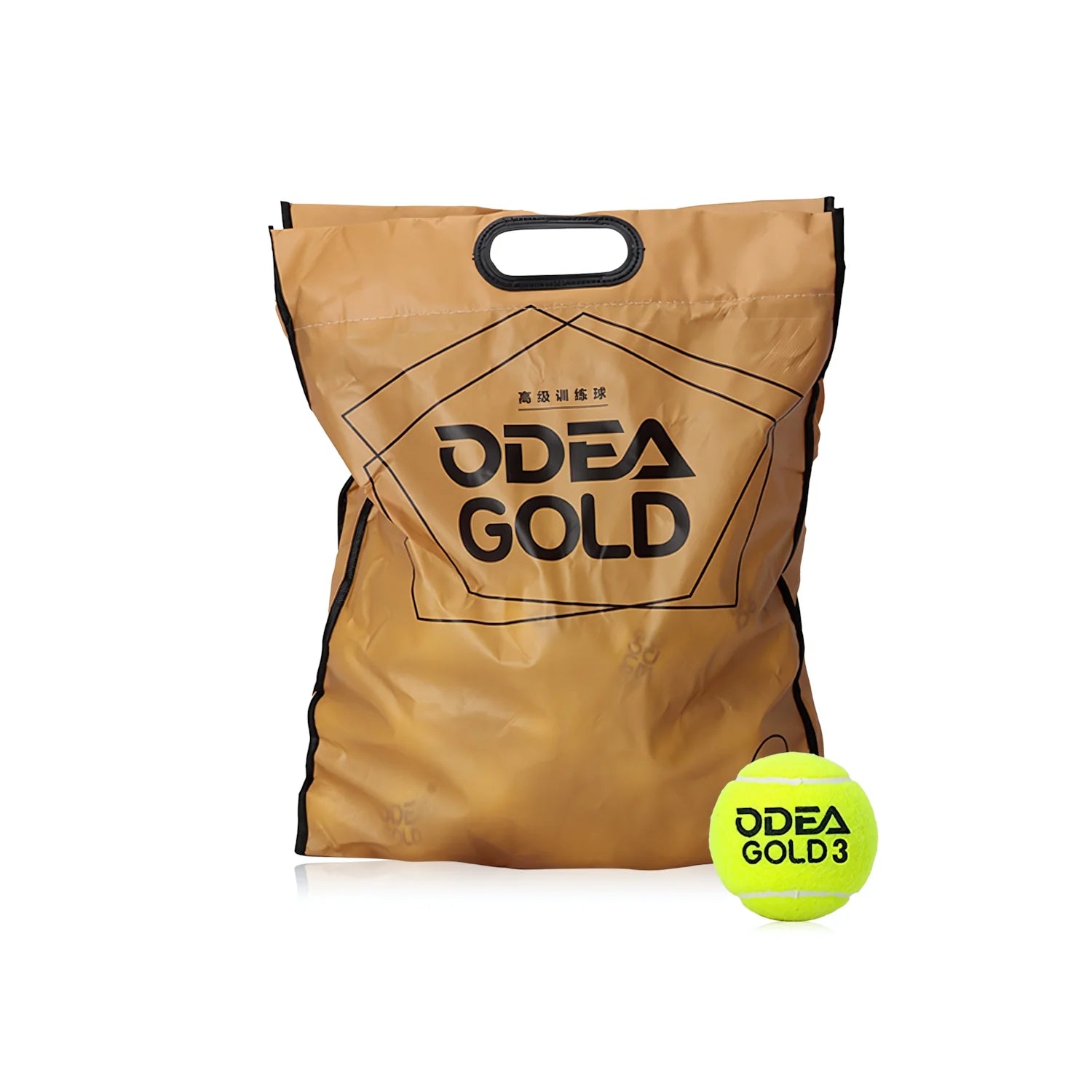 ODEA GOLD – Balles sans pression x60 (entraînement & machine)