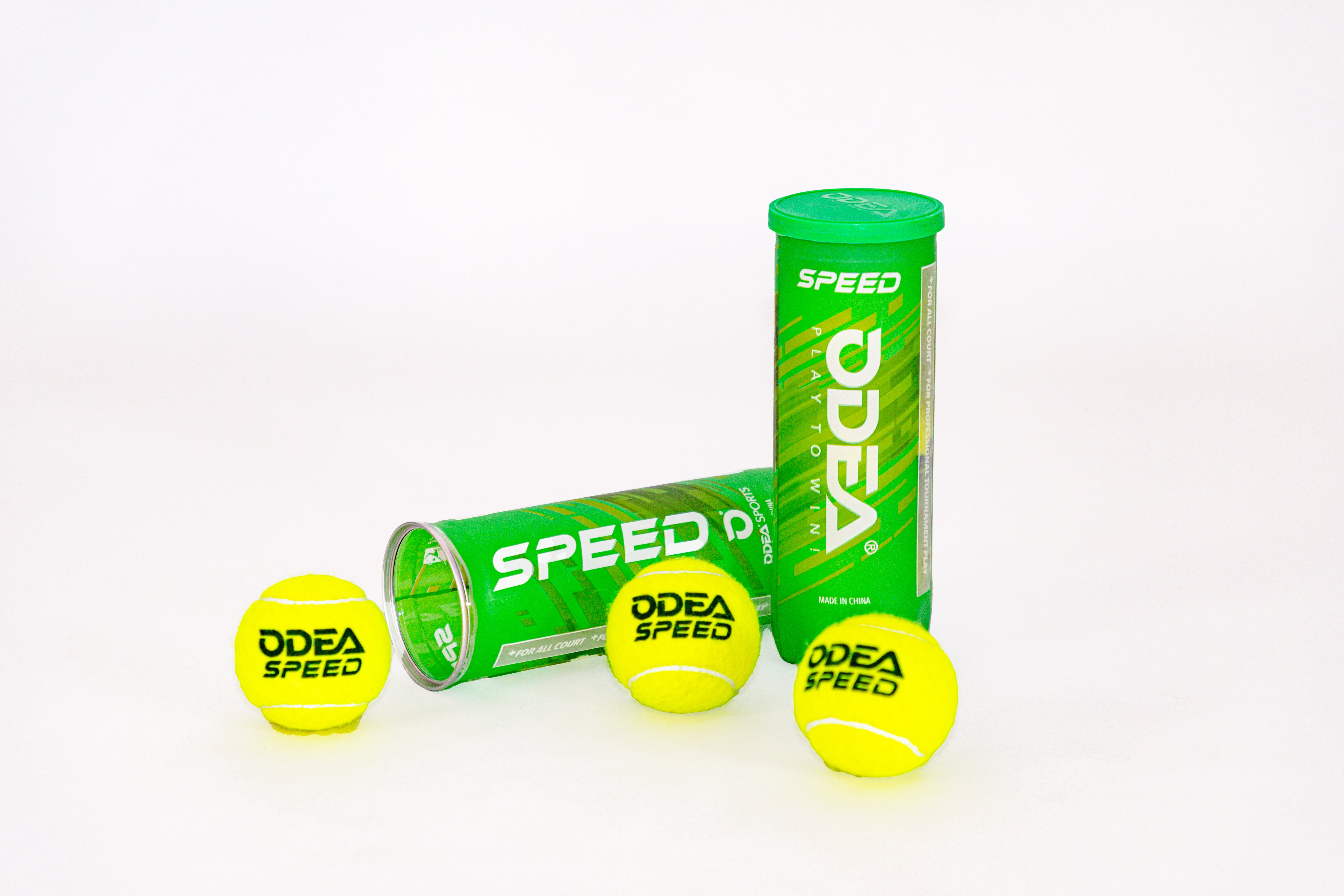 Balles de tennis ODEA SPEED – Tube de 3 balles