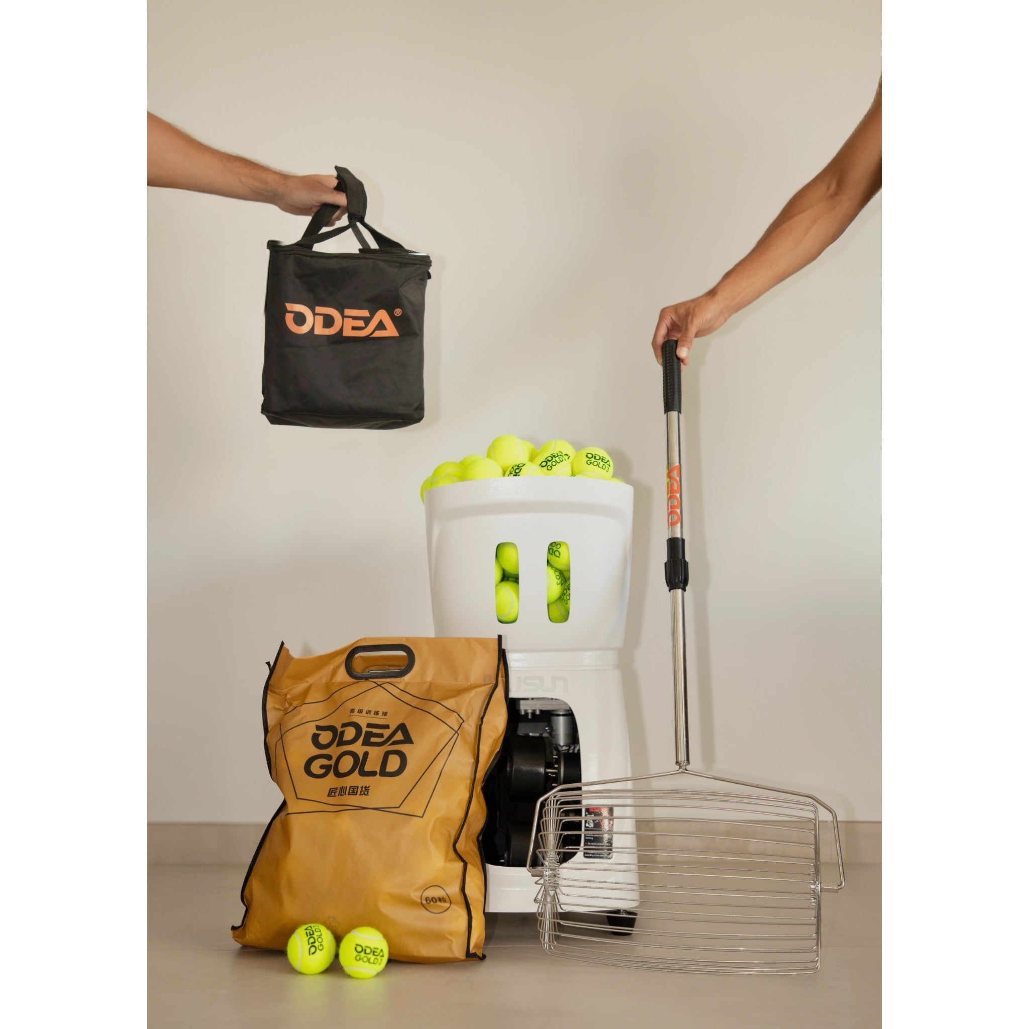 Pack lance-balles PUSUN + Accessoires ODEA
